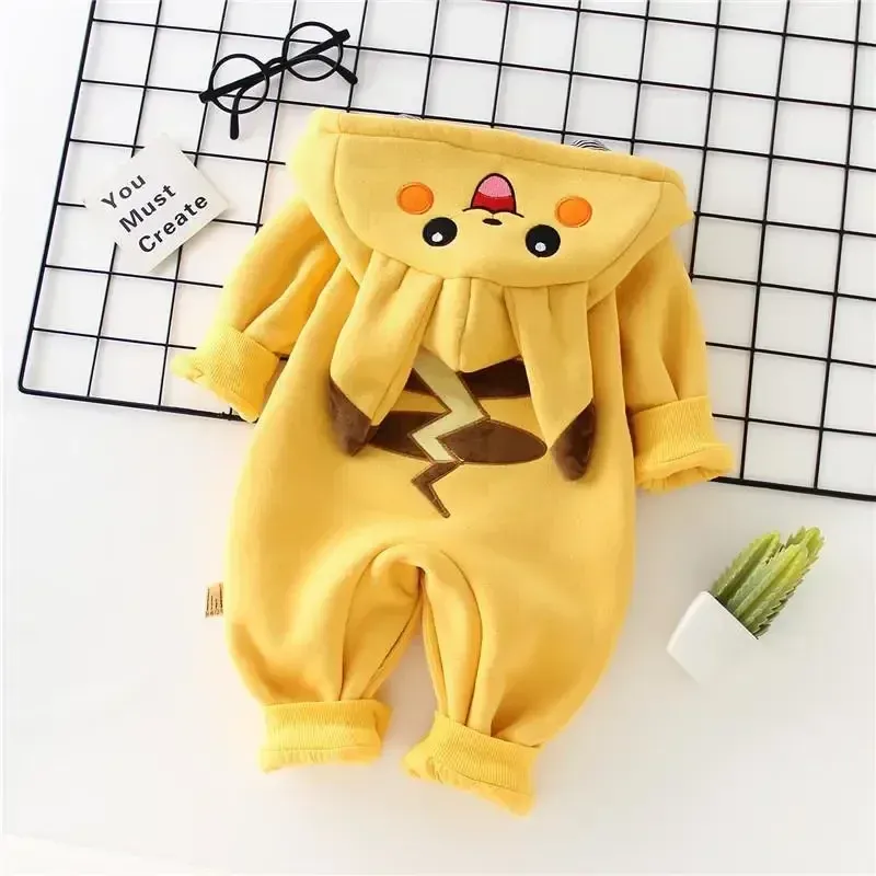 Baby Clothing Onesies - New Cute Cartoon Pokemon Pikachu Baby