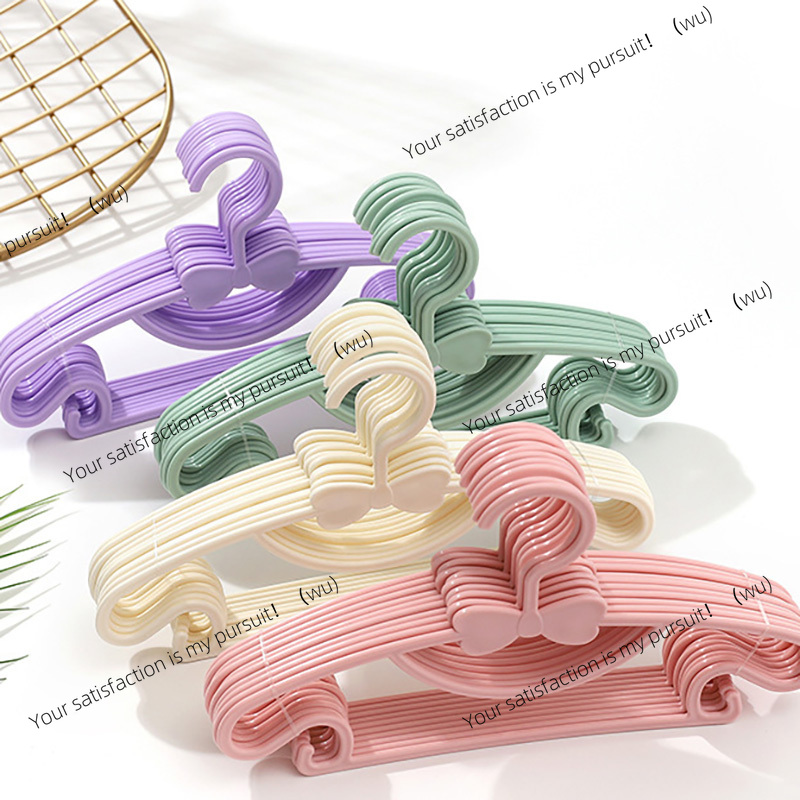 Baby Clothing Organizer - 10 Pieces of Children's Hangers, Portable
