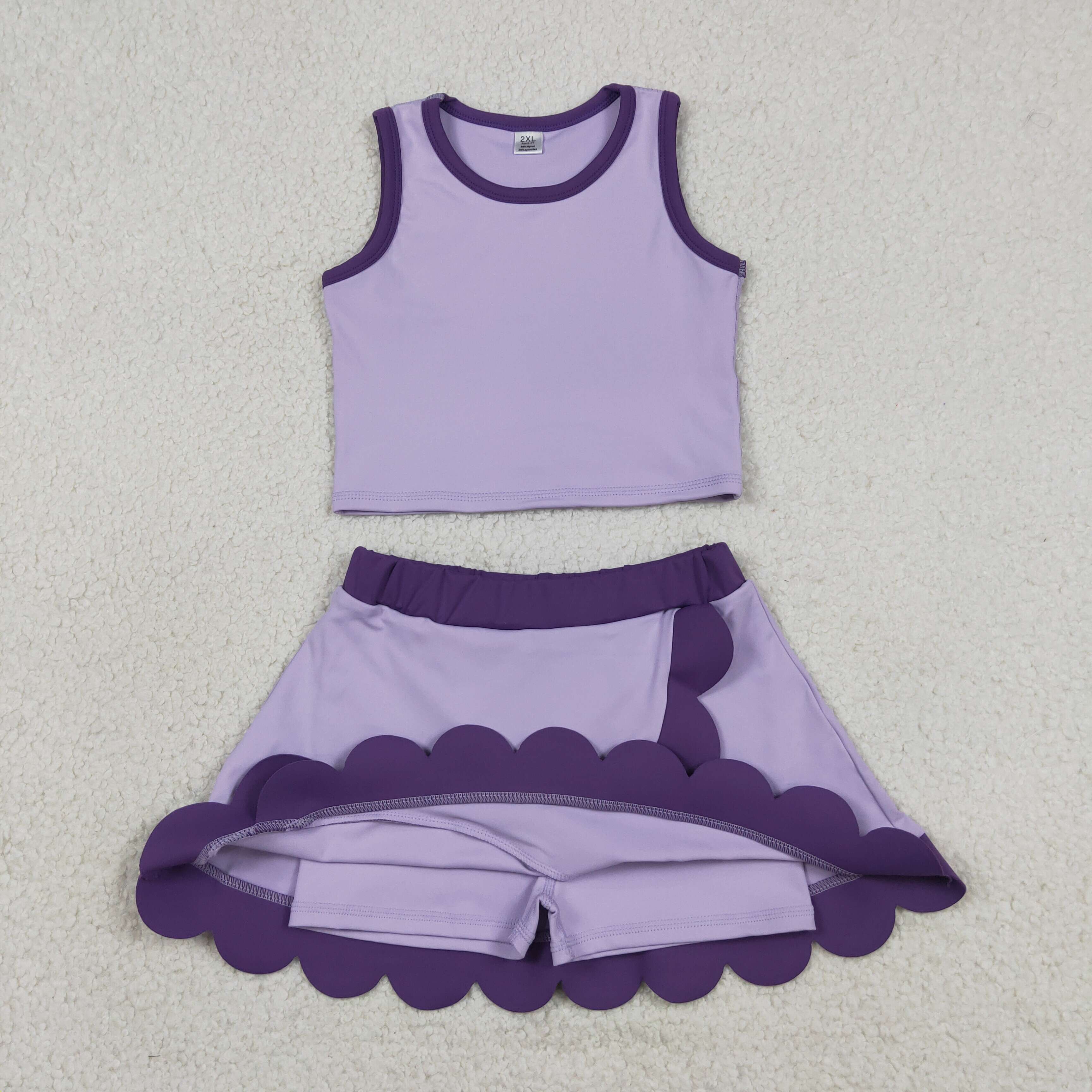 Baby Clothing Wholesale - Wholesale Toddler Sleeveless Shirt Skirt Shorts
