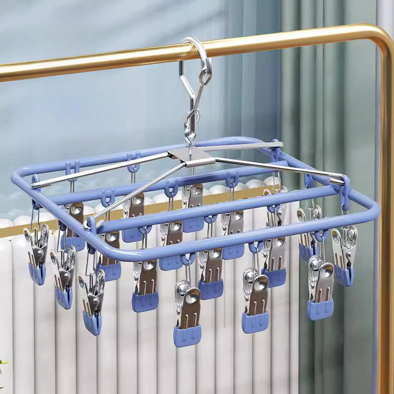 Stainless Steel Multi-clamp Cl - Baby Clothing Organizer บทวิจารณ์และราคา