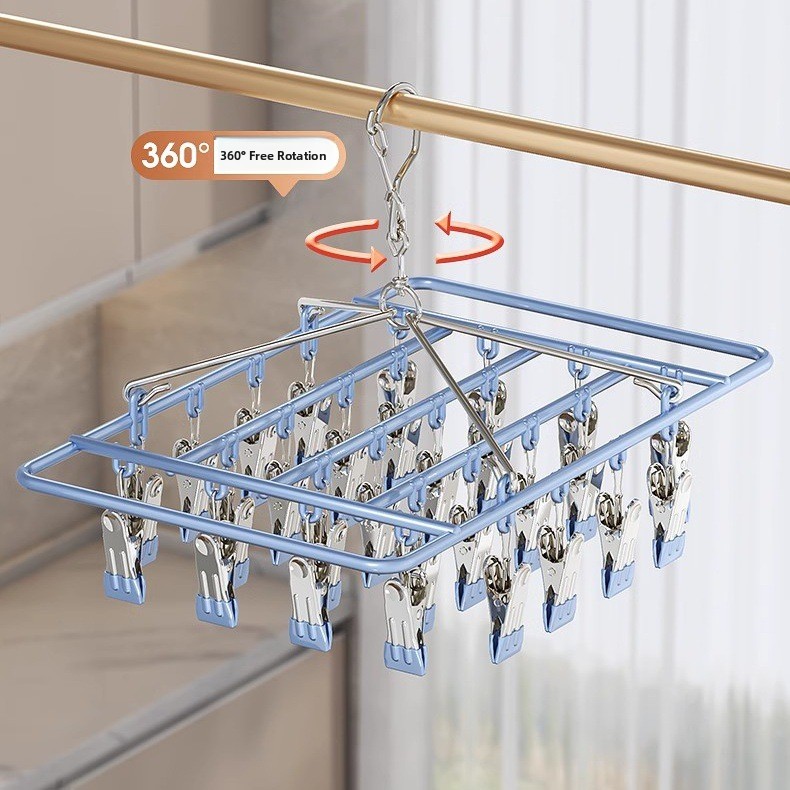 Stainless Steel Multi-clamp Cl - Baby Clothing Organizer บทวิจารณ์และราคา