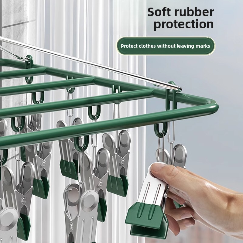 Stainless Steel Multi-clamp Cl - Baby Clothing Organizer บทวิจารณ์และราคา