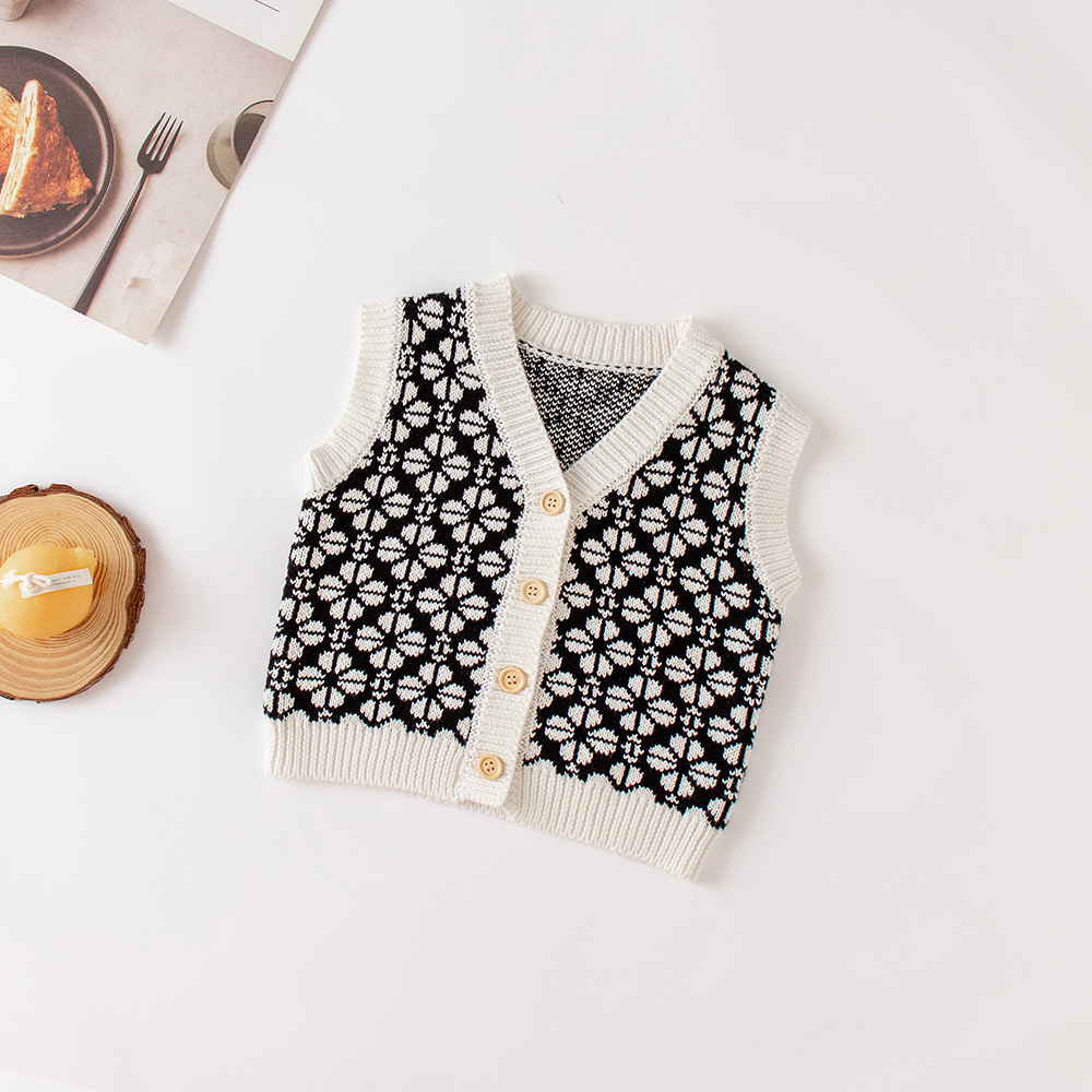 2025 Spring and Autumn New Gir - Knit Cardigan Infant บทวิจารณ์และราคา