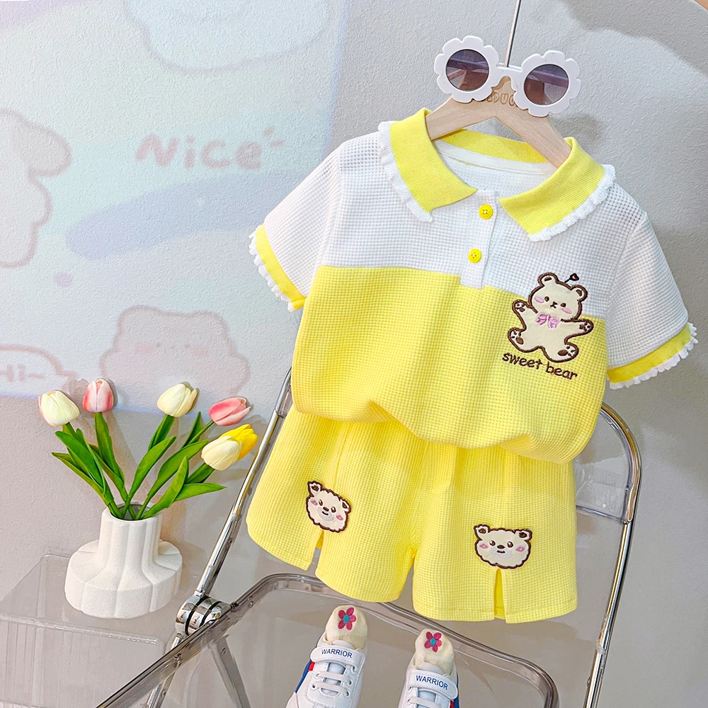 Summer Baby Girls T Shirt Shor - Baby Clothing Hong Kong บทวิจารณ์และราคา