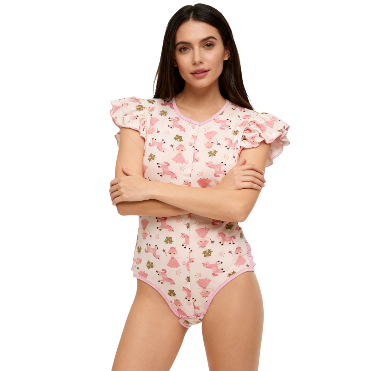 pink princess bodysuit/adult o - Romper Onesie Baby บทวิจารณ์และราคา