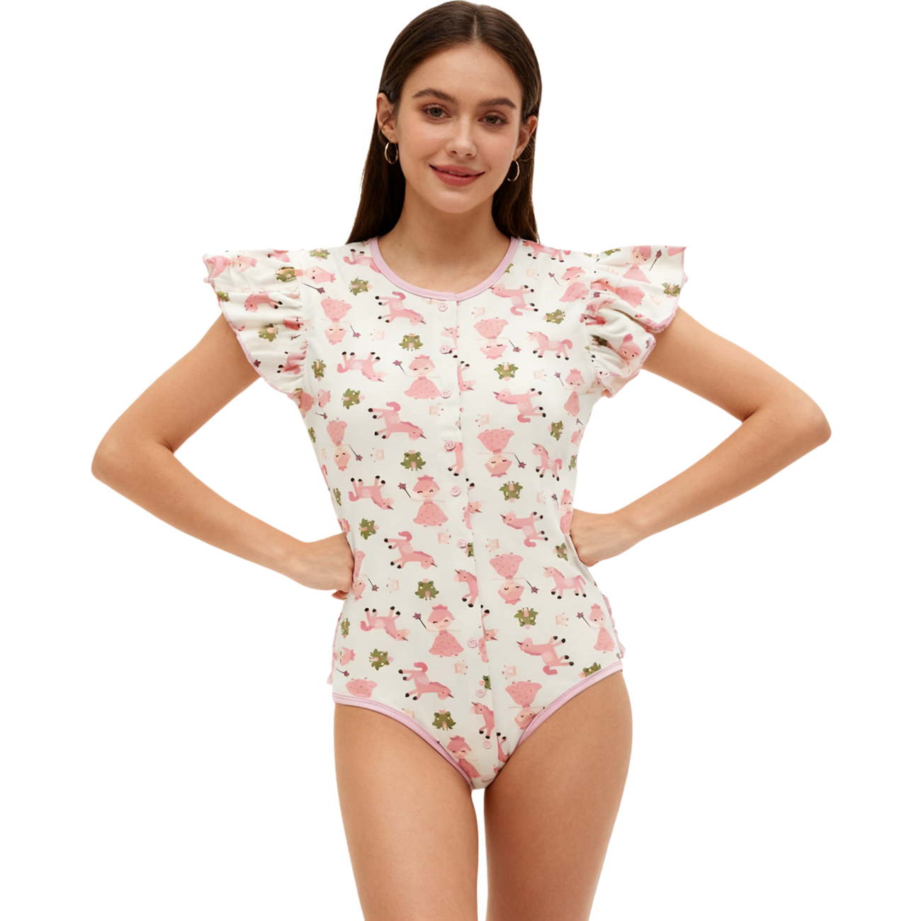 pink princess bodysuit/adult o - Romper Onesie Baby บทวิจารณ์และราคา
