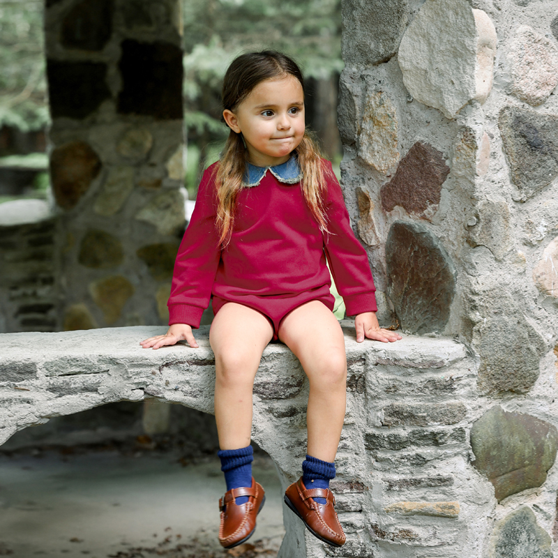 Ali Plus Aw25 Denim Collar Swe - Baby Clothing Crochet บทวิจารณ์และราคา