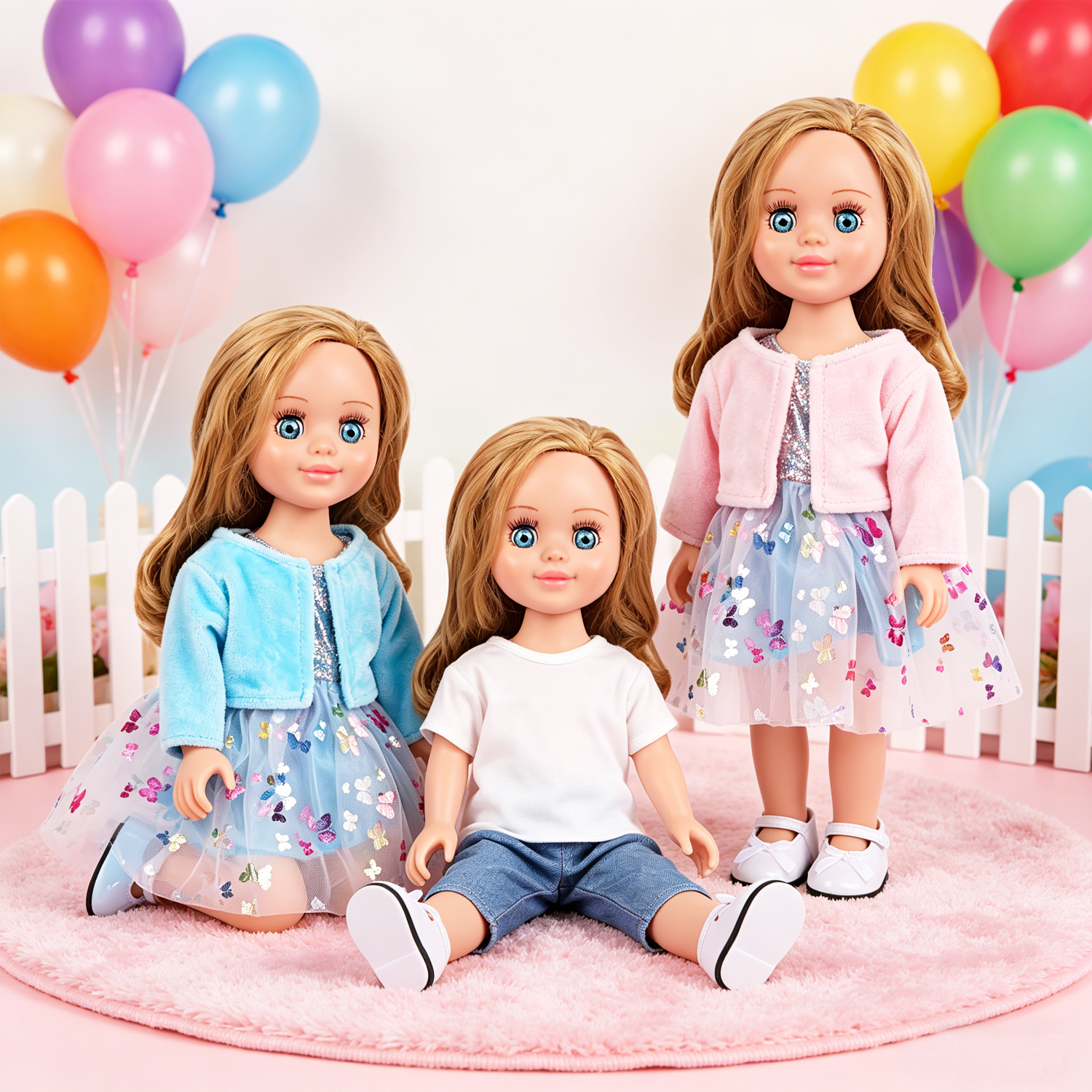 Cute 18 Inch Doll Clothes Set  - Knit Cardigan Infant บทวิจารณ์และราคา