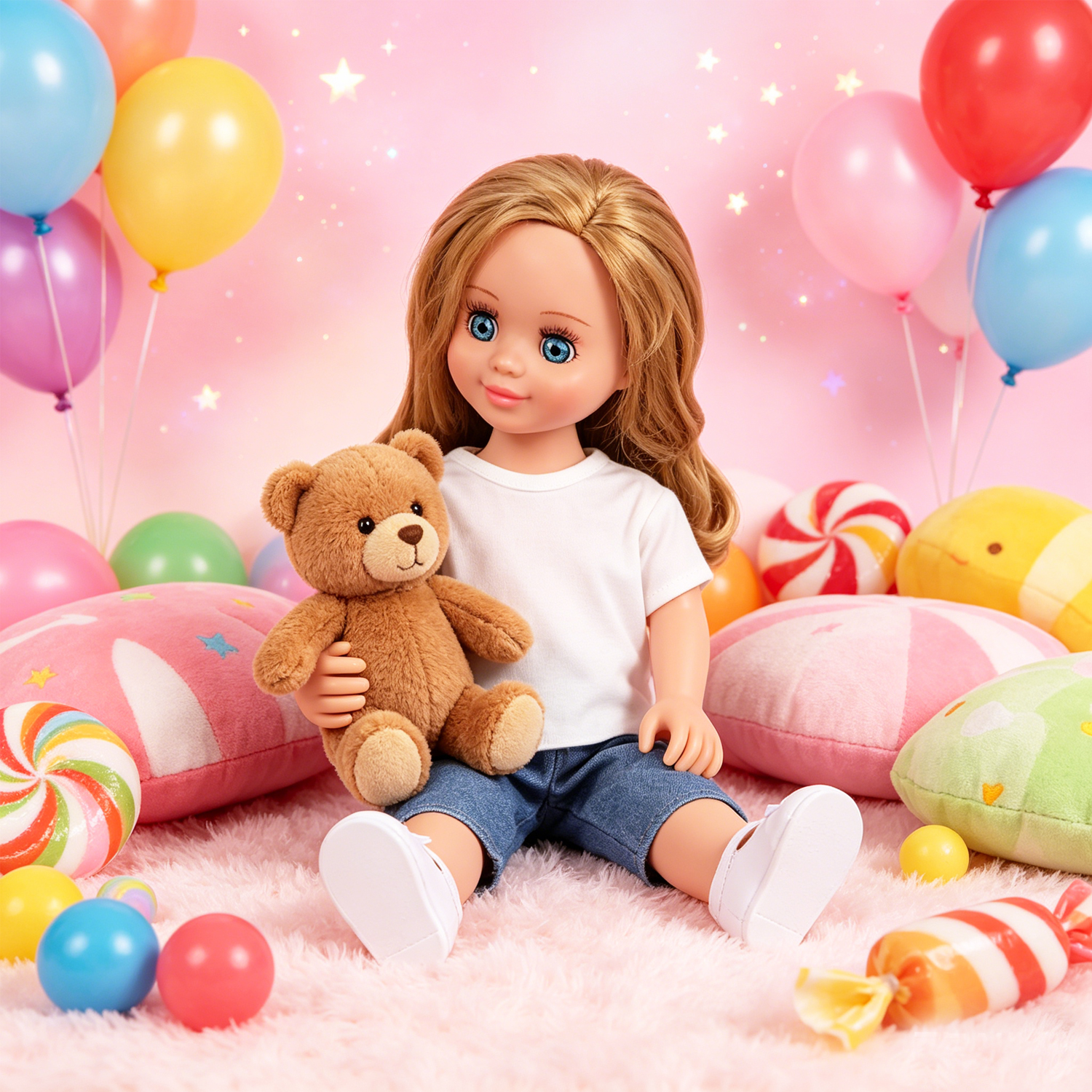 Cute 18 Inch Doll Clothes Set  - Knit Cardigan Infant บทวิจารณ์และราคา