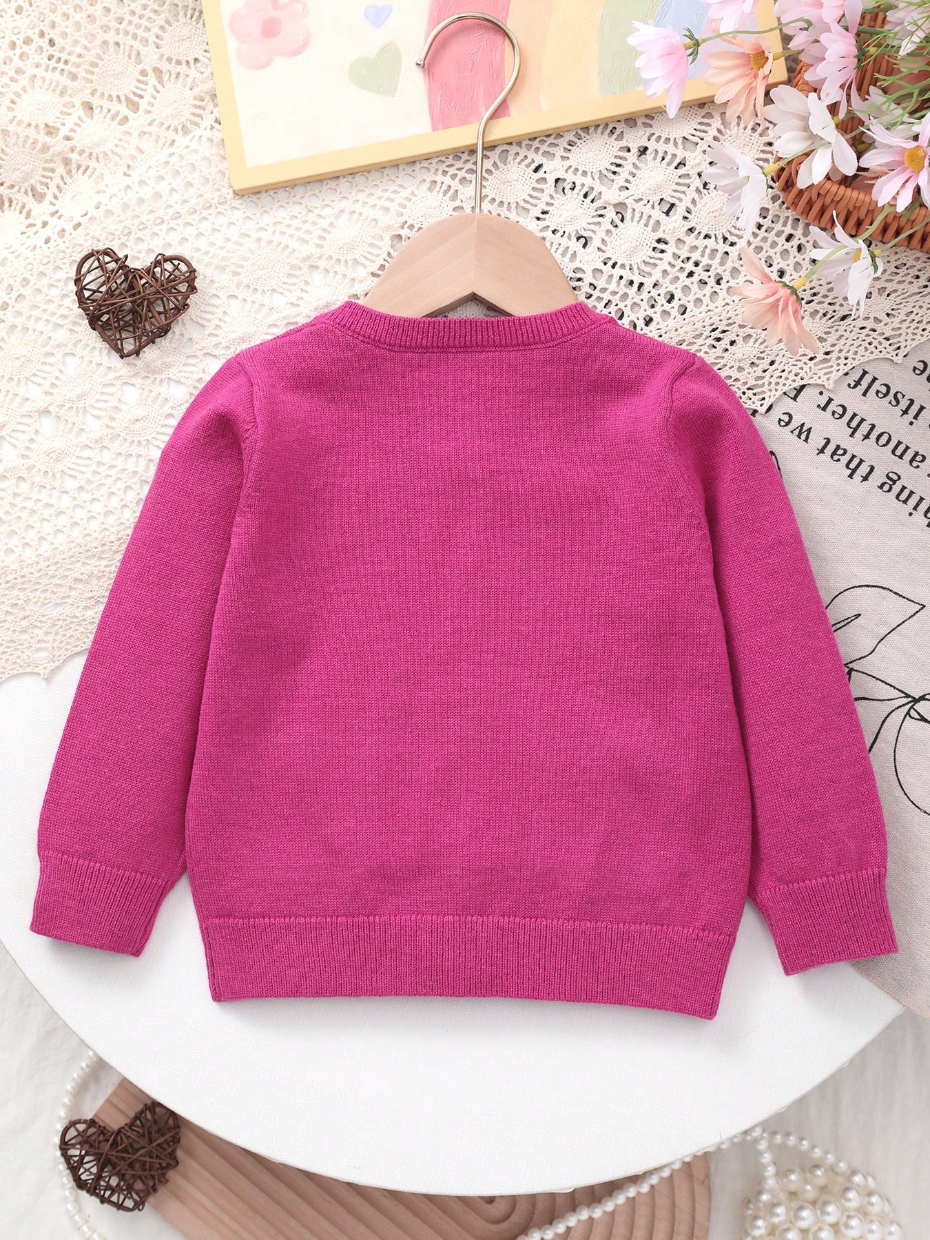 Baby Girl's Spring Thin Valent - Knit Cardigan Infant บทวิจารณ์และราคา