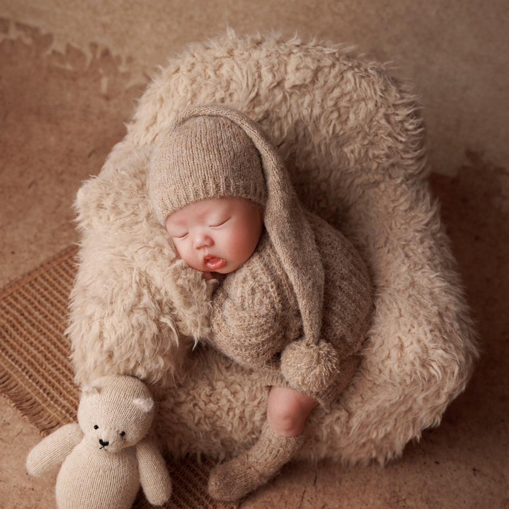 Knitted Newborn Photoshoot Out - Baby Clothing Crochet บทวิจารณ์และราคา