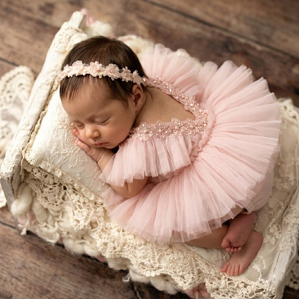 Newborn Photography Props Flor - Baby Clothing Onesies บทวิจารณ์และราคา