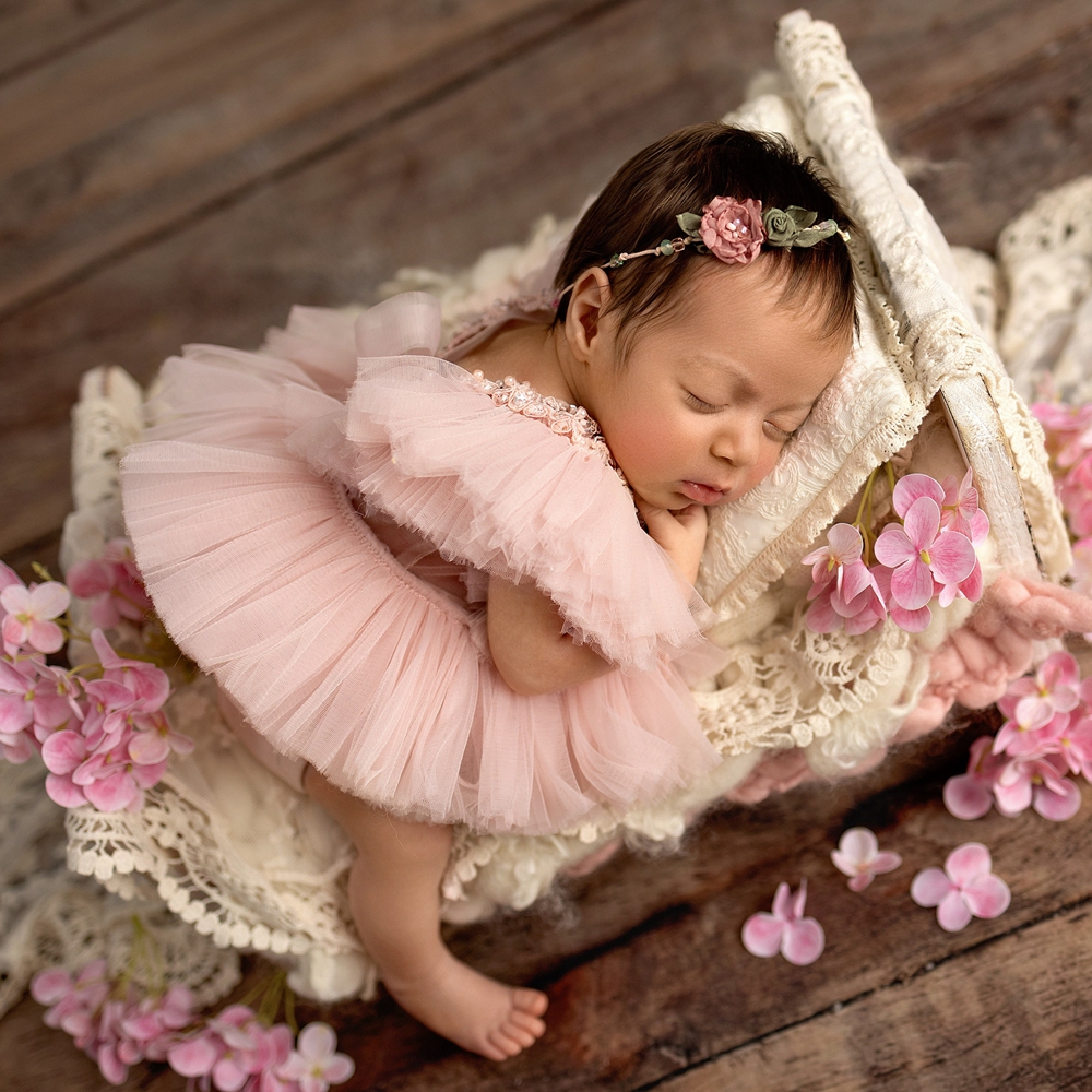 Newborn Photography Props Flor - Baby Clothing Onesies บทวิจารณ์และราคา