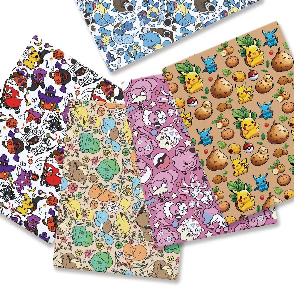 Pokemon Cartoon Fabric140*50cm - Baby Clothing Japan บทวิจารณ์และราคา