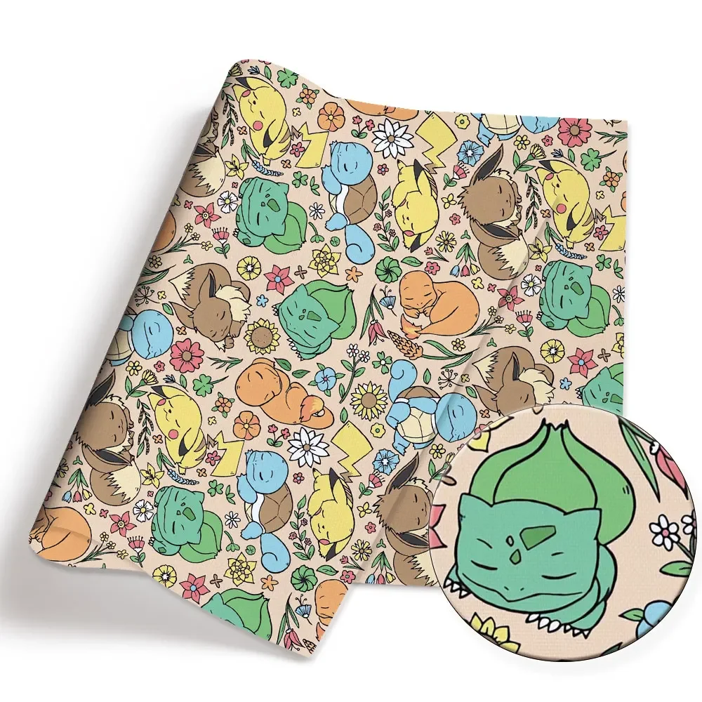Pokemon Cartoon Fabric140*50cm - Baby Clothing Japan บทวิจารณ์และราคา