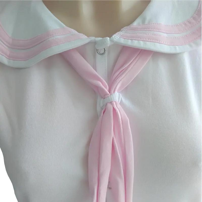 White Pink Cute Girl Sailor Bo - Romper Onesie Baby บทวิจารณ์และราคา