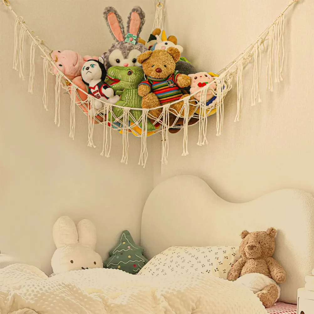 1Pc Toy Hammocks Wall Corner H - Baby Clothing Organizer บทวิจารณ์และราคา
