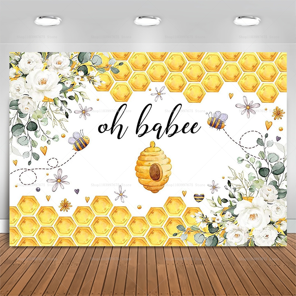 Oh Baby Sweet Bee Floral Backd - Baby Clothing Paris บทวิจารณ์และราคา
