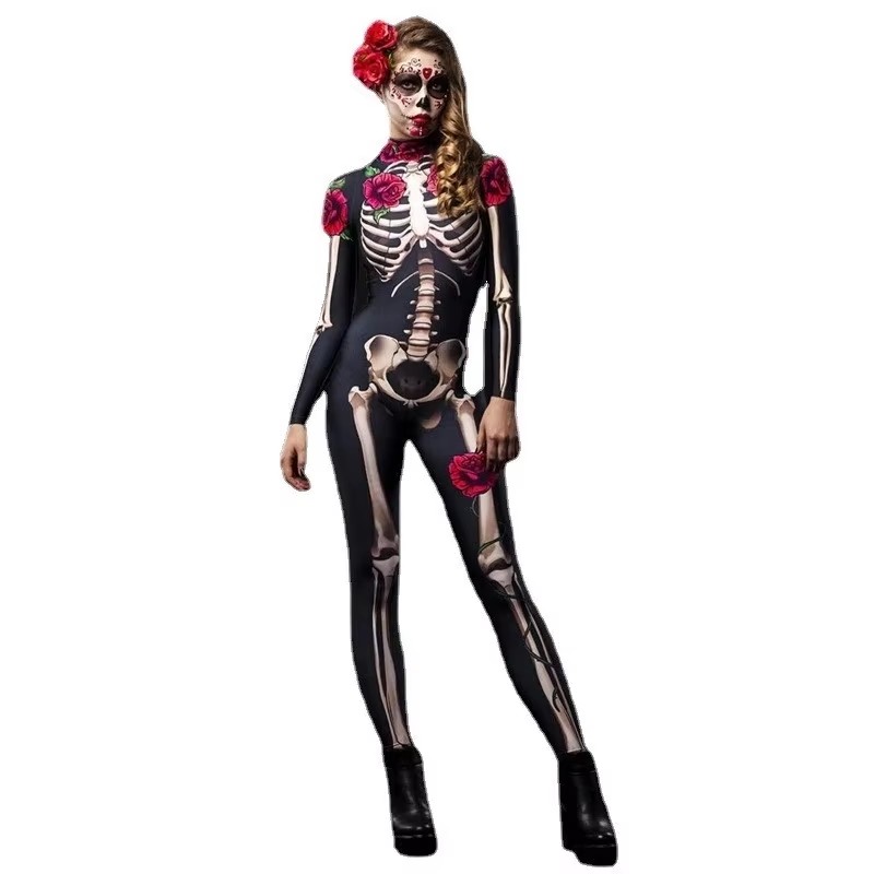Rose Skeleton Adult Kids Scary - Baby Clothing Onesies บทวิจารณ์และราคา