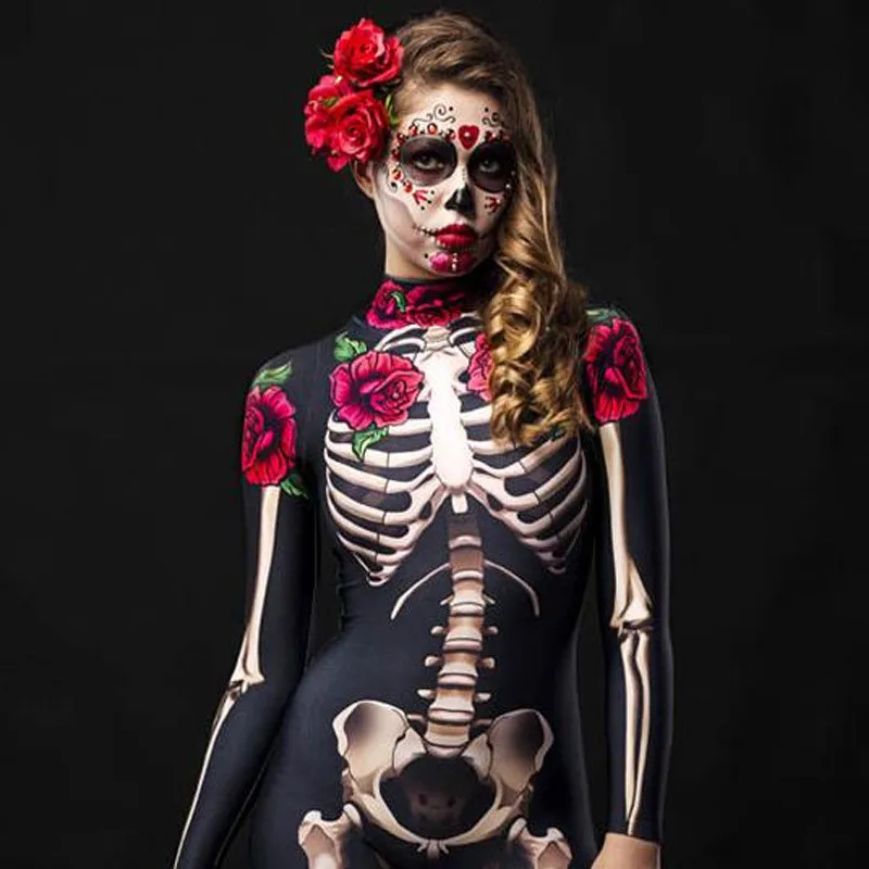 Rose Skeleton Adult Kids Scary - Baby Clothing Onesies บทวิจารณ์และราคา