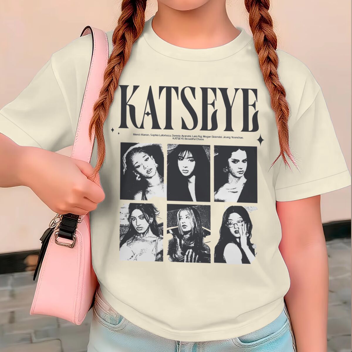 KATSEYE Print Summer Tops Girl - Baby Clothing Crochet บทวิจารณ์และราคา