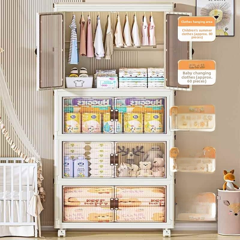 Baby Closet Plastic No Install - Baby Clothing Organizer บทวิจารณ์และราคา