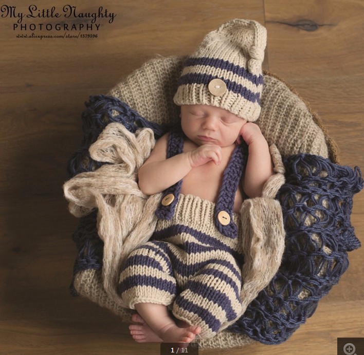 Baby Photo Costume Clothes New - Baby Clothing Crochet บทวิจารณ์และราคา