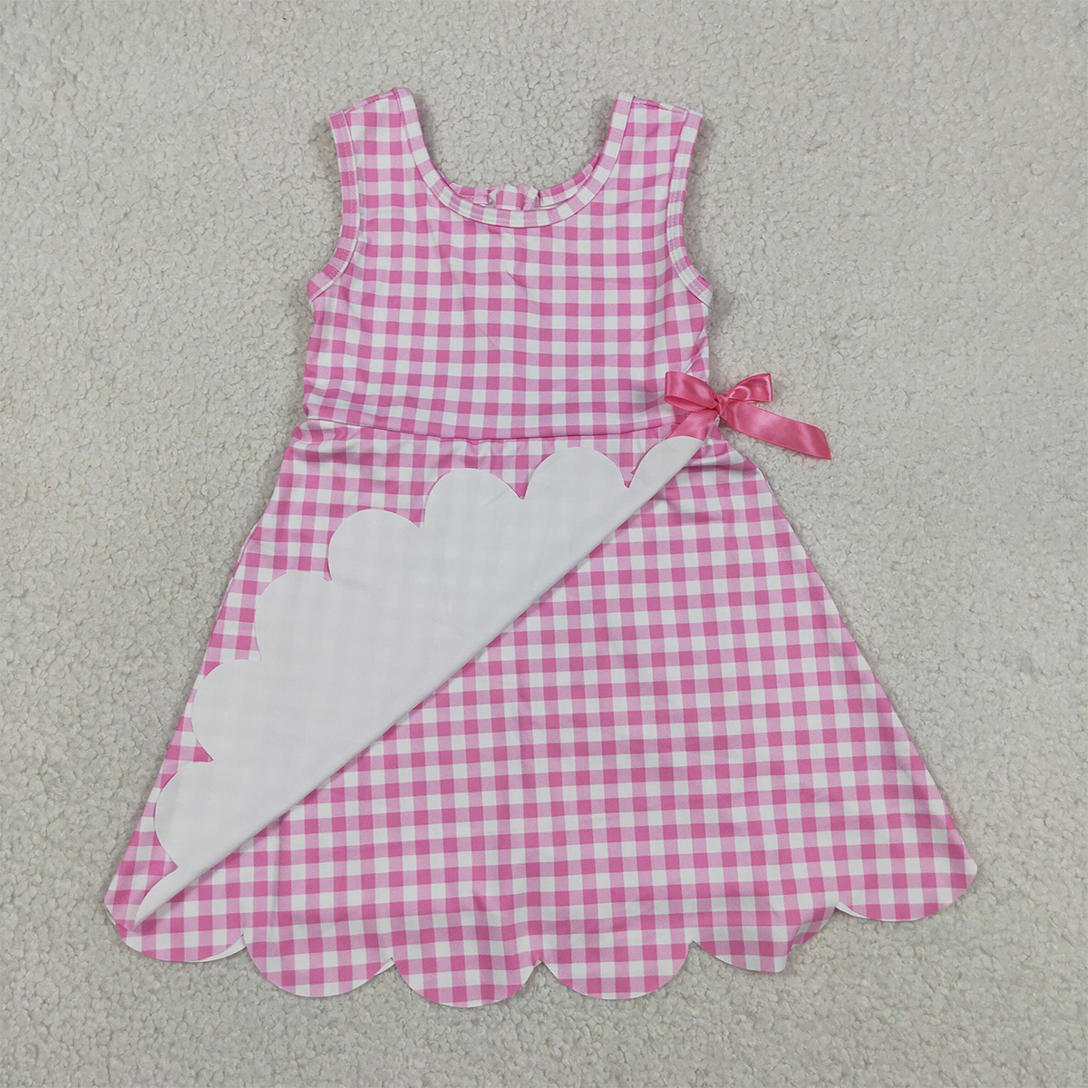Toddler Baby Girl Comfy Checke - Baby Clothing Wholesale บทวิจารณ์และราคา