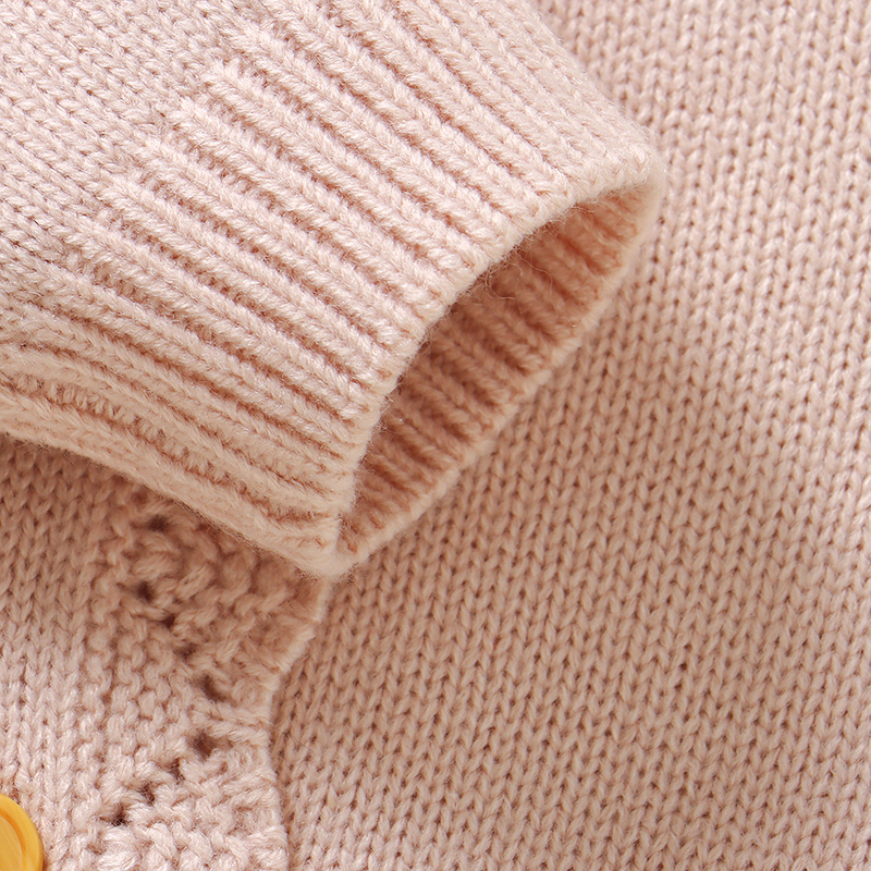 Pink Baby Girl Floral Sweaters - Knit Cardigan Infant บทวิจารณ์และราคา