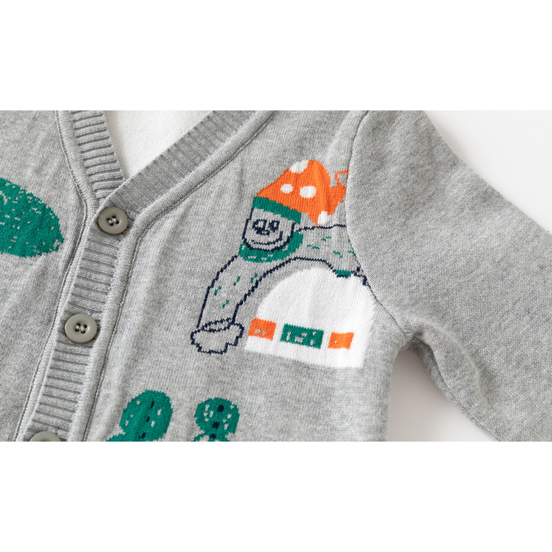 2-8T Toddler Kid Baby Boy Girl - Knit Cardigan Infant บทวิจารณ์และราคา