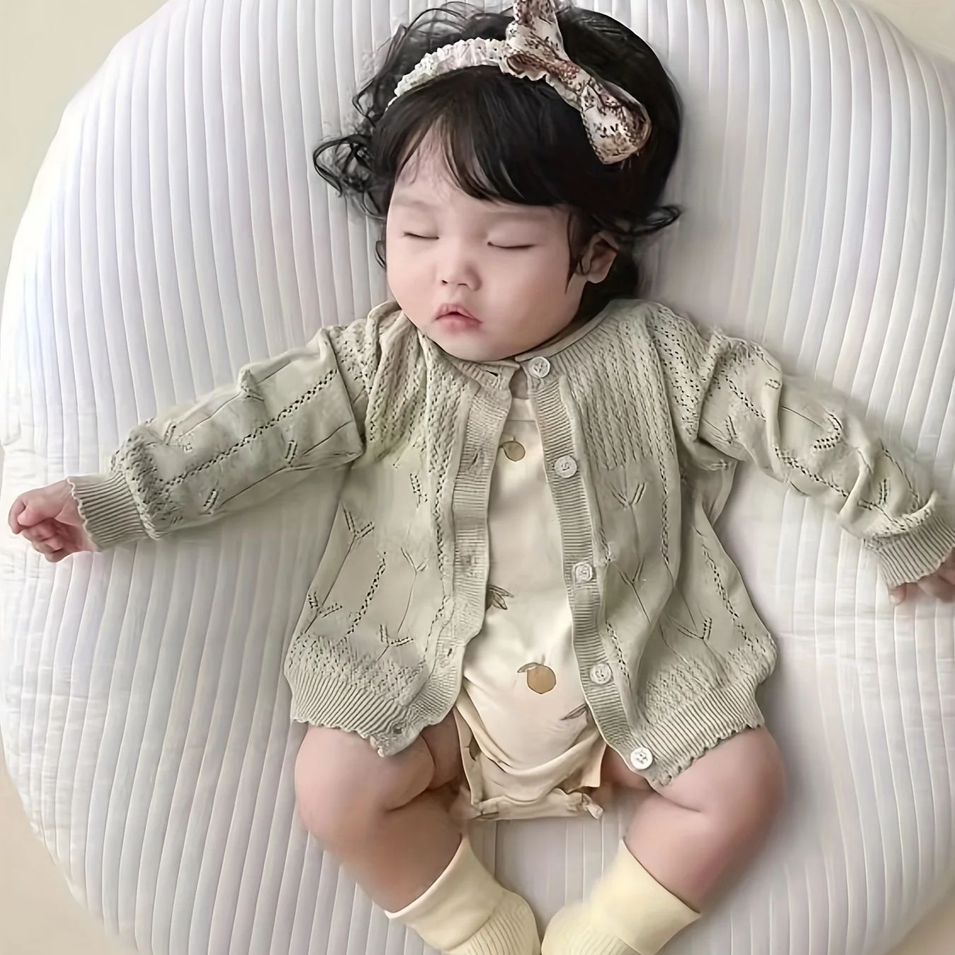 Baby Spring Knitted Cardigan B - Knit Cardigan Infant บทวิจารณ์และราคา