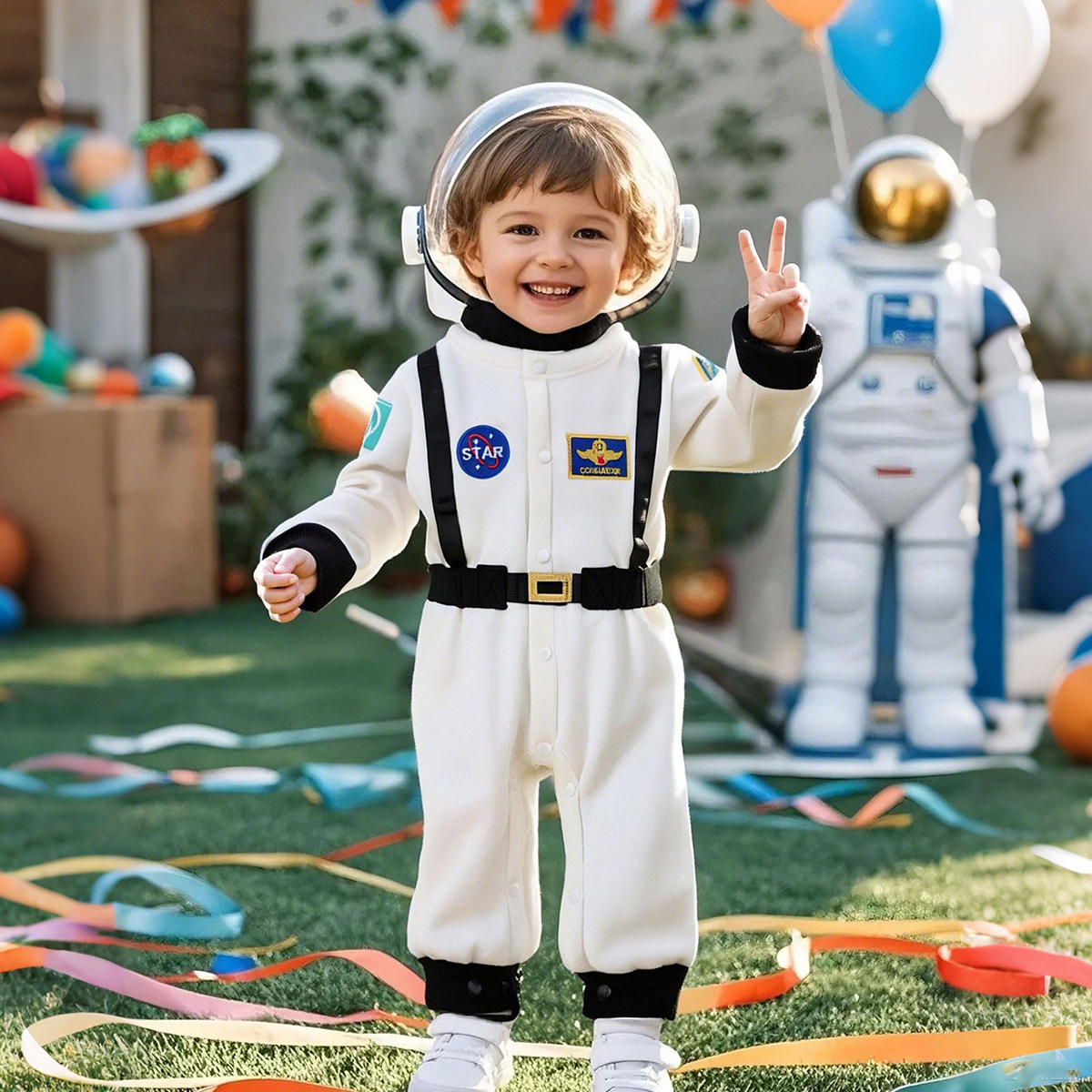 Toddler Astronaut Costume Baby - Baby Clothing Onesies บทวิจารณ์และราคา
