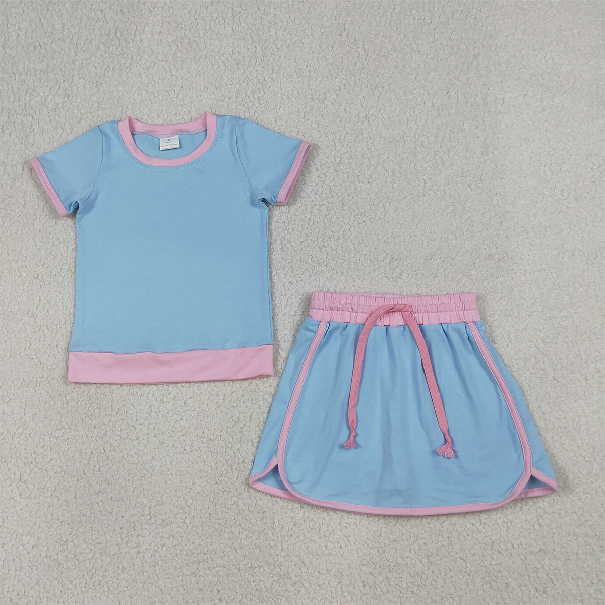 Cute Baby Girls Blue Short Sle - Baby Clothing Wholesale บทวิจารณ์และราคา