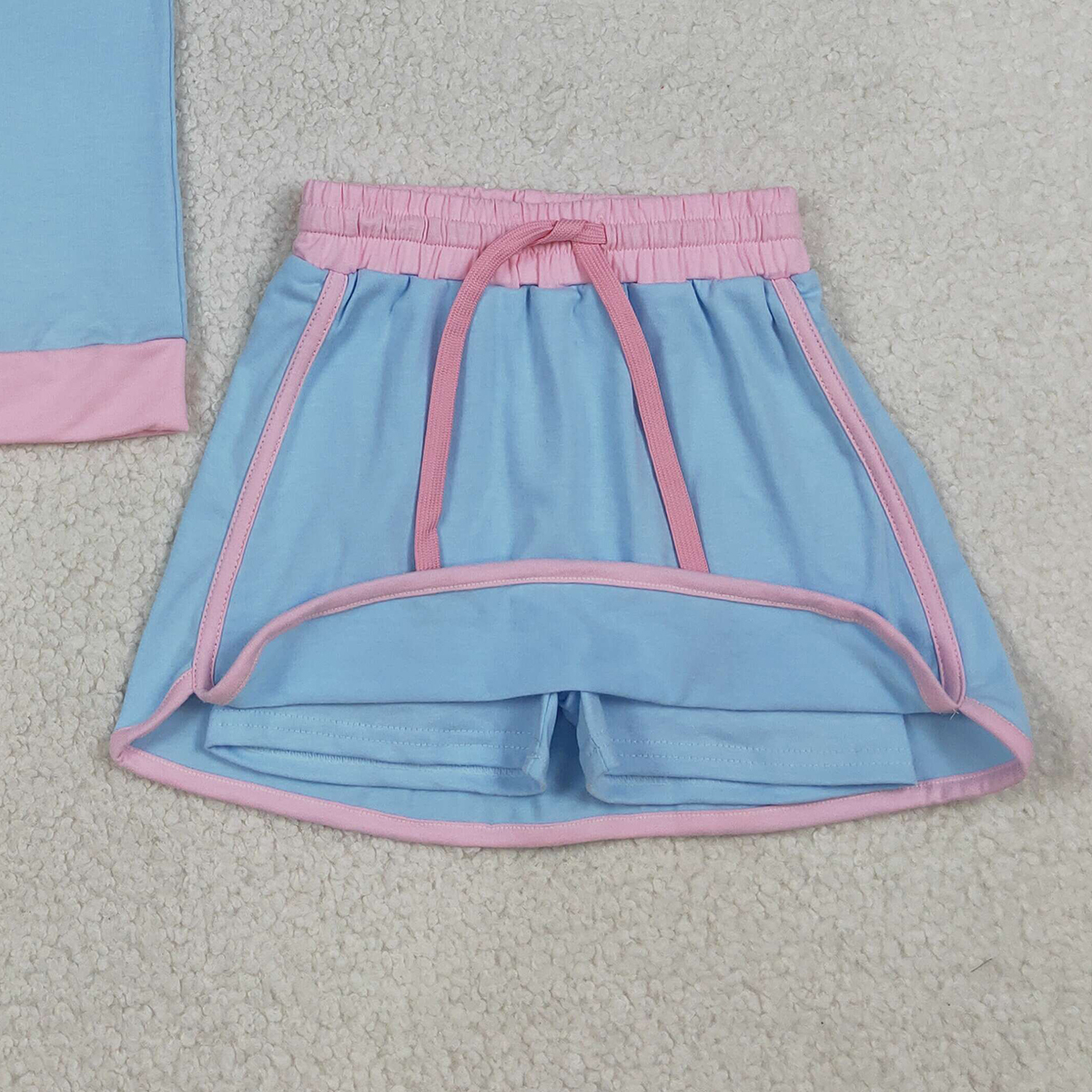 Cute Baby Girls Blue Short Sle - Baby Clothing Wholesale บทวิจารณ์และราคา
