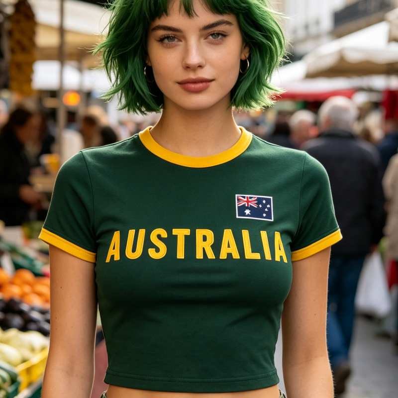 2026 Summer New Women Crop Top - Baby Clothing Australia บทวิจารณ์และราคา