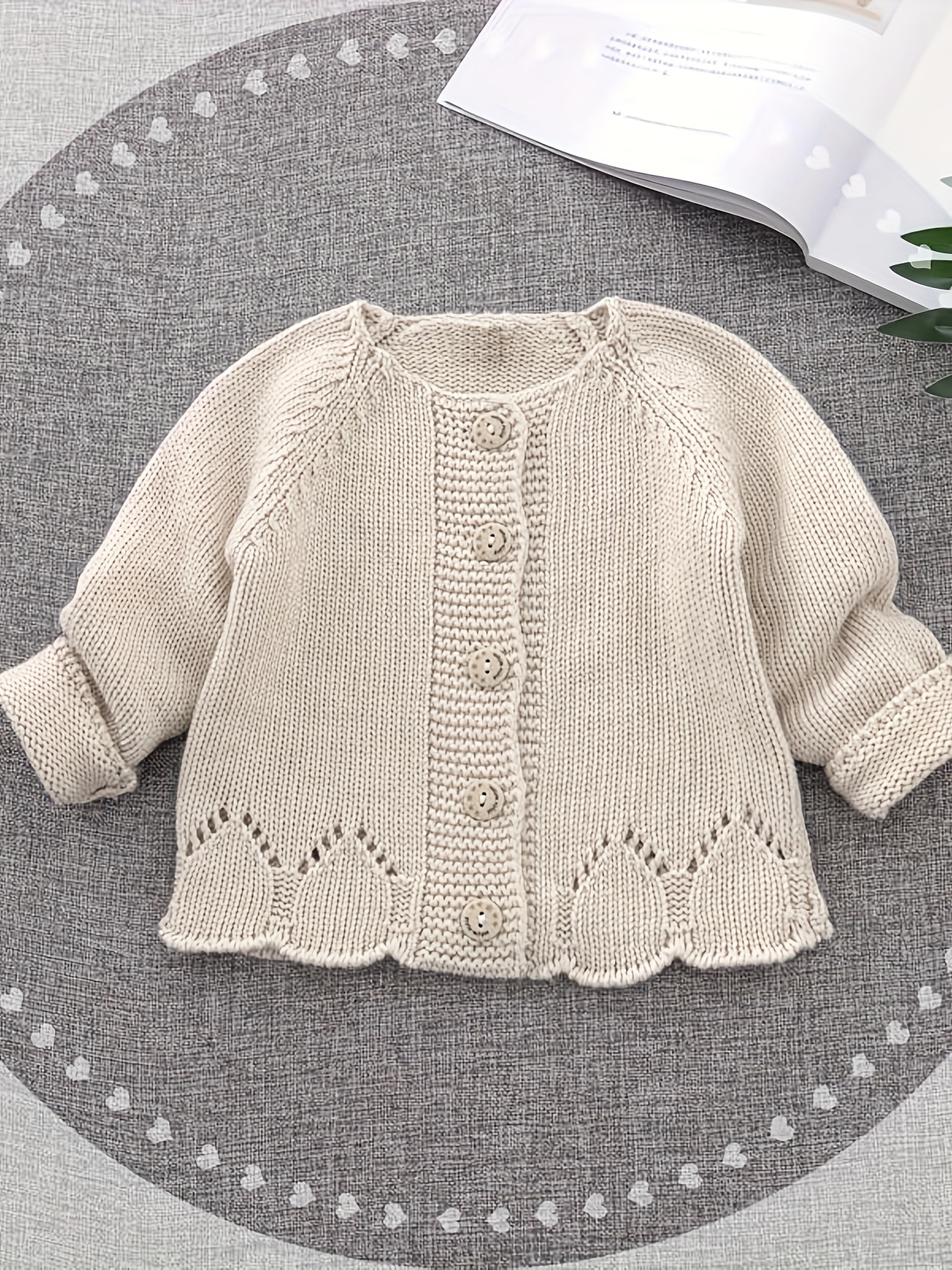 Baby Knitwear Cardigan, Girl's - Knit Cardigan Infant บทวิจารณ์และราคา