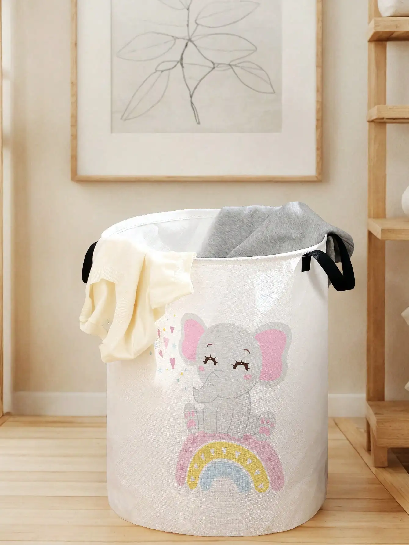 1pc Cute Elephant Pattern Fold - Baby Clothing Organizer บทวิจารณ์และราคา