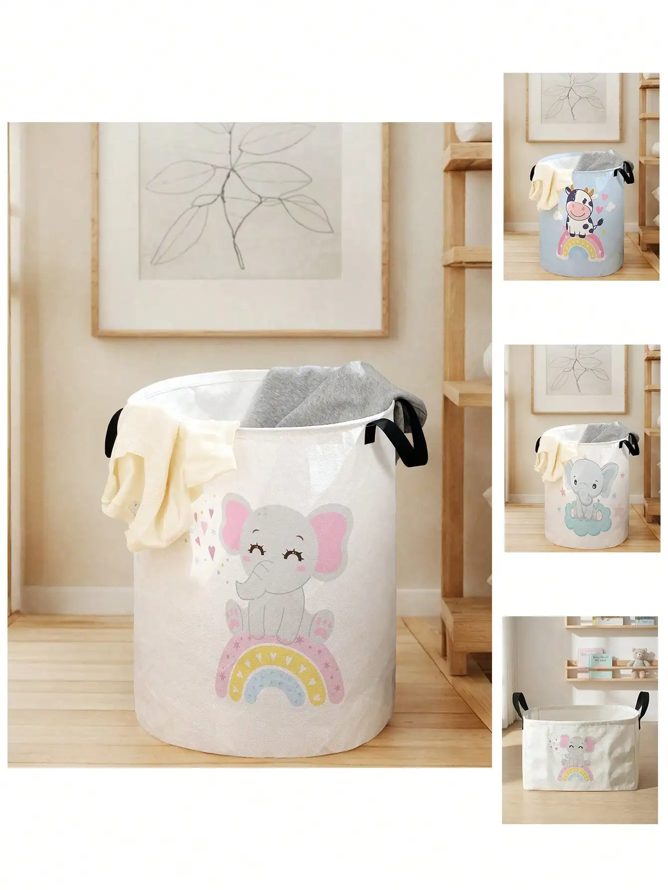 1pc Cute Elephant Pattern Fold - Baby Clothing Organizer บทวิจารณ์และราคา