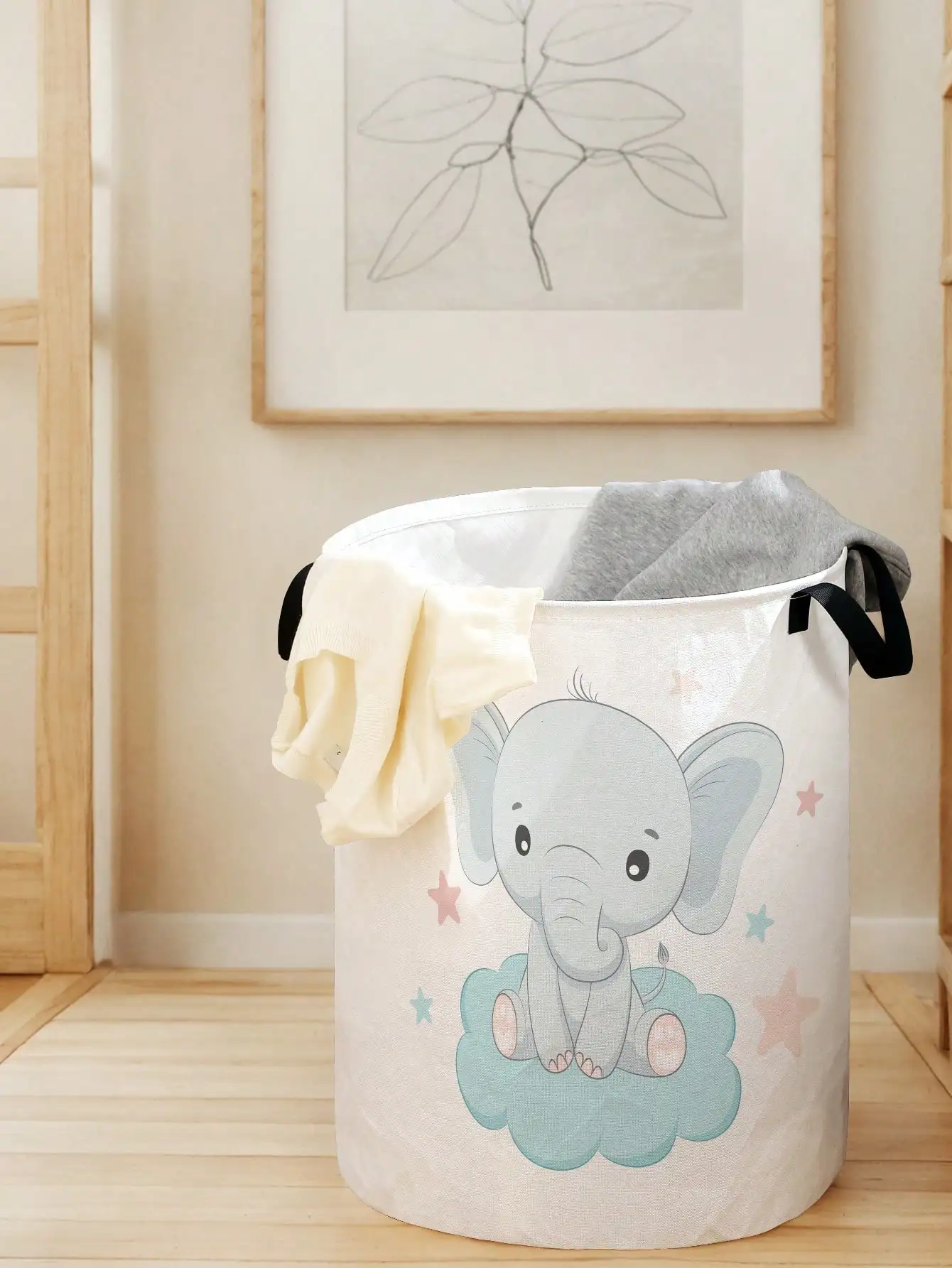 1pc Cute Elephant Pattern Fold - Baby Clothing Organizer บทวิจารณ์และราคา