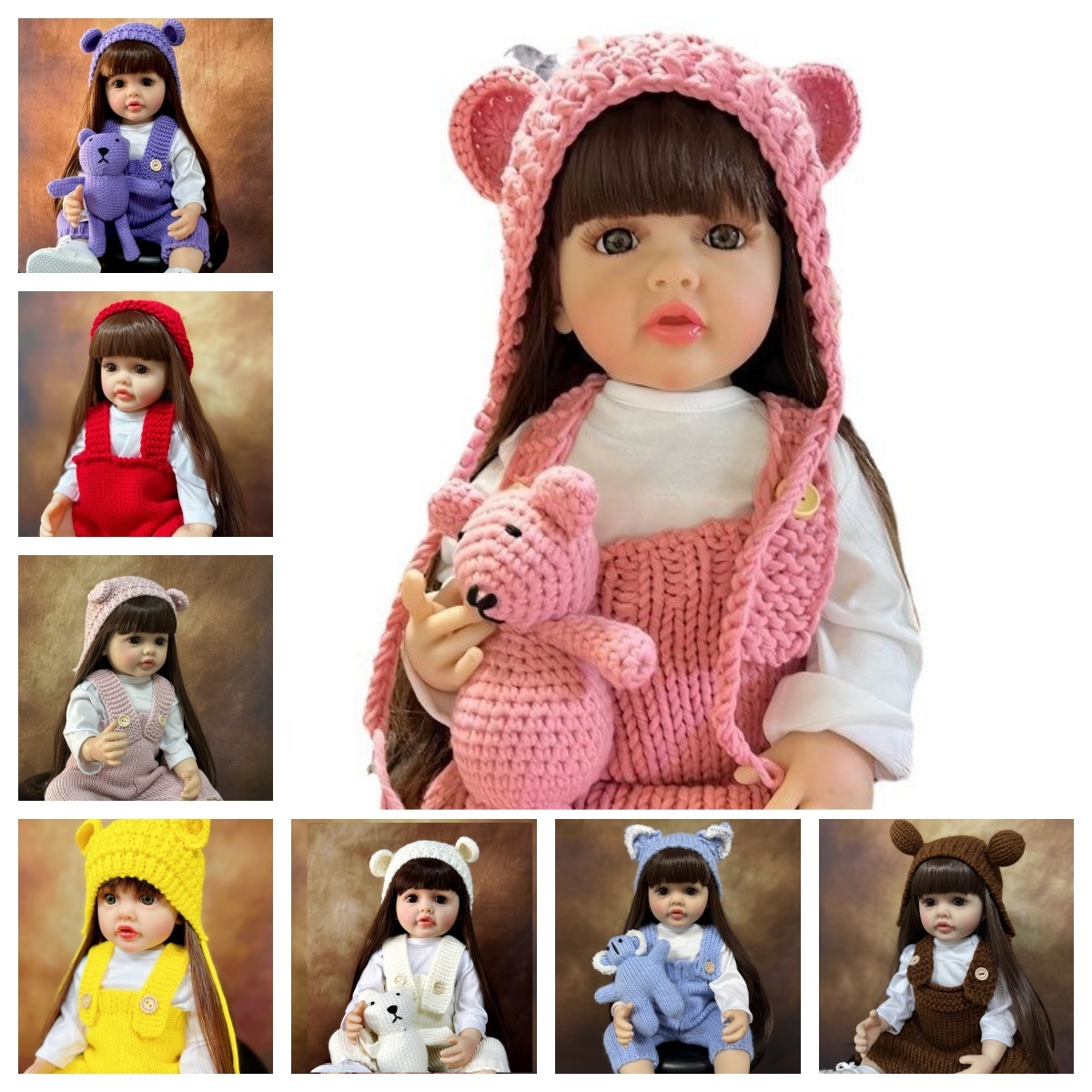 Doll Clothes For 19-22Inch Reb - Baby Clothing Crochet บทวิจารณ์และราคา