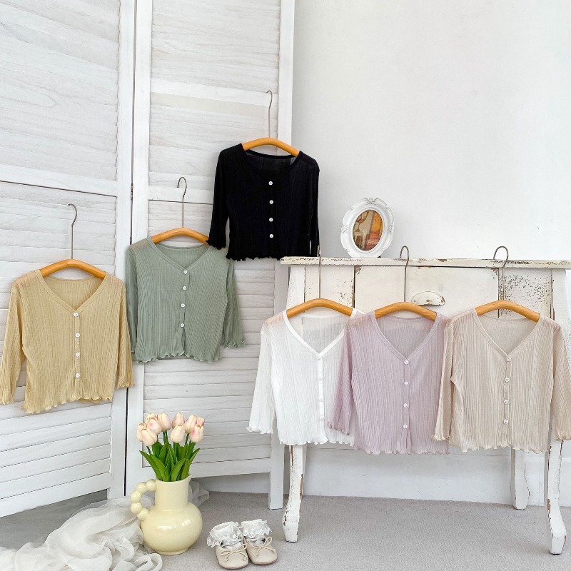 RAISE Summer Kids Girls Anti-m - Knit Cardigan Infant บทวิจารณ์และราคา