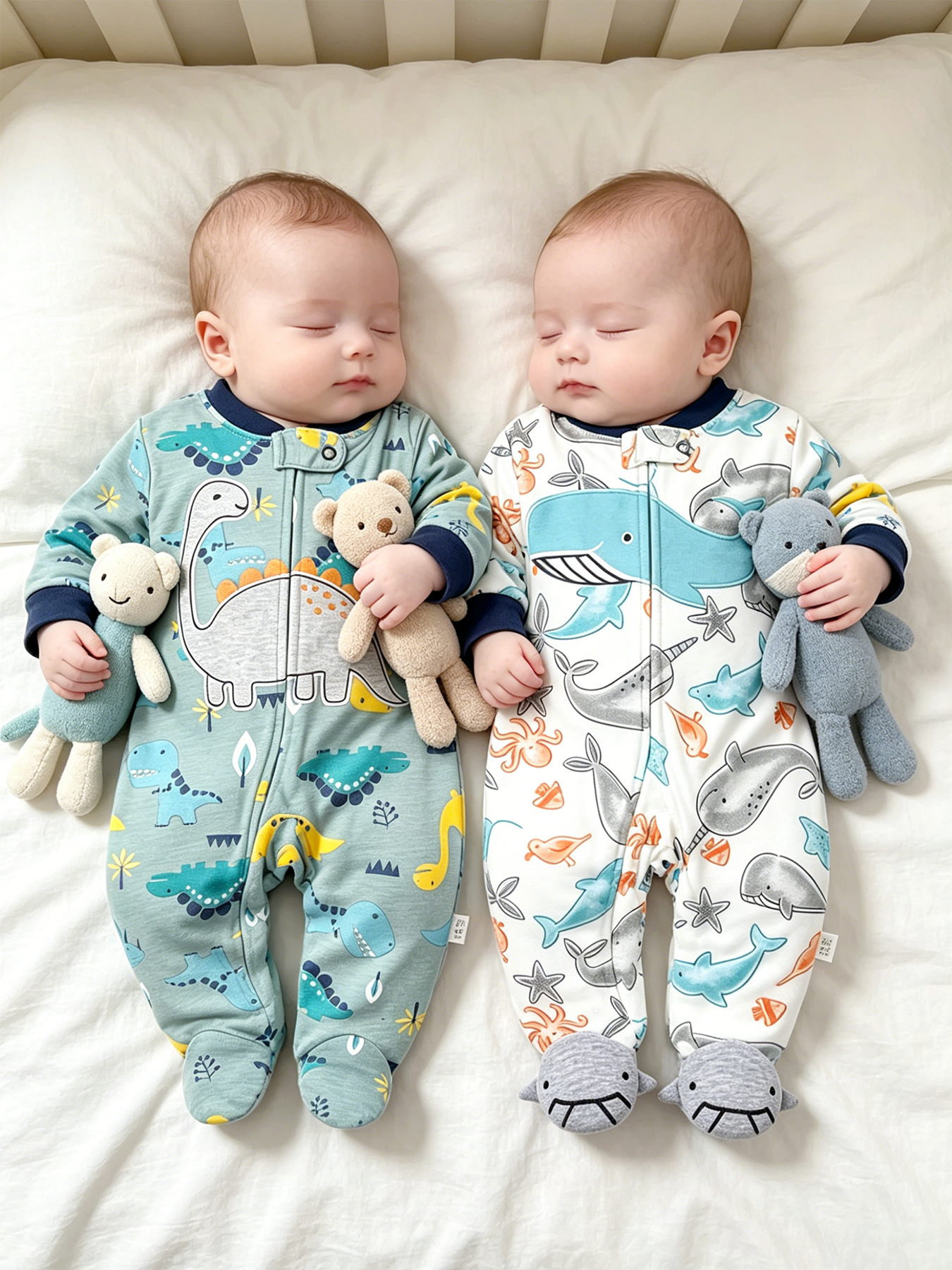 0–12 Months Boys' 2-Piece Romp - Romper Onesie Baby บทวิจารณ์และราคา