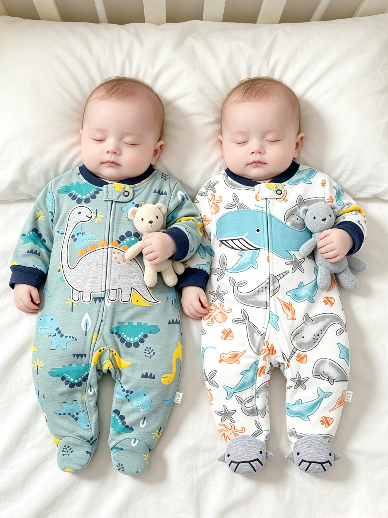 0–12 Months Boys' 2-Piece Romp - Romper Onesie Baby บทวิจารณ์และราคา