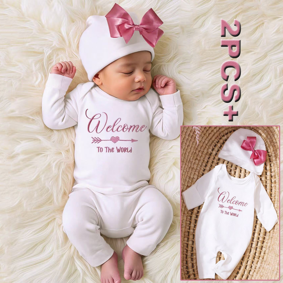 Ylsteed 2Pcs Newborn Photograp - Baby Clothing Onesies บทวิจารณ์และราคา
