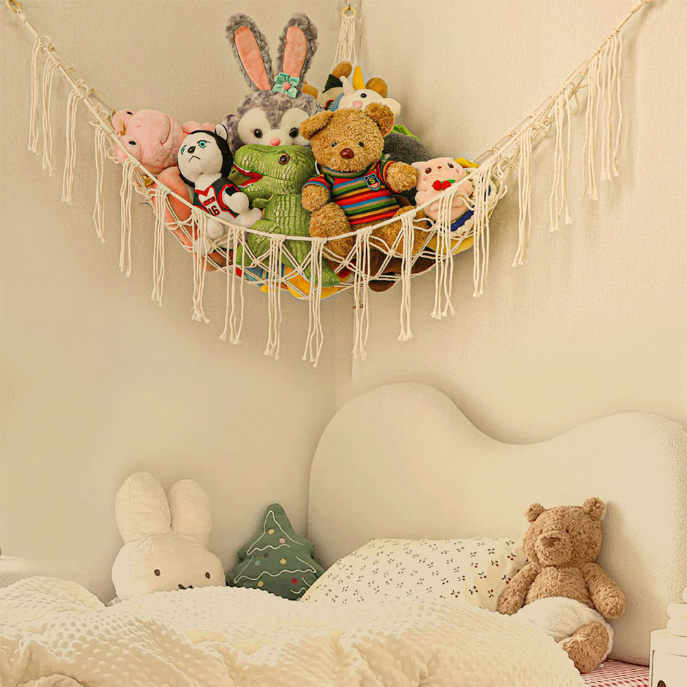 Cotton Toy Hammocks Wall Corne - Baby Clothing Organizer บทวิจารณ์และราคา