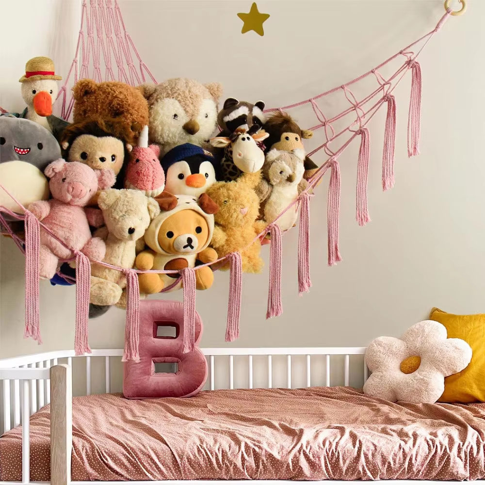 Cotton Toy Hammocks Wall Corne - Baby Clothing Organizer บทวิจารณ์และราคา