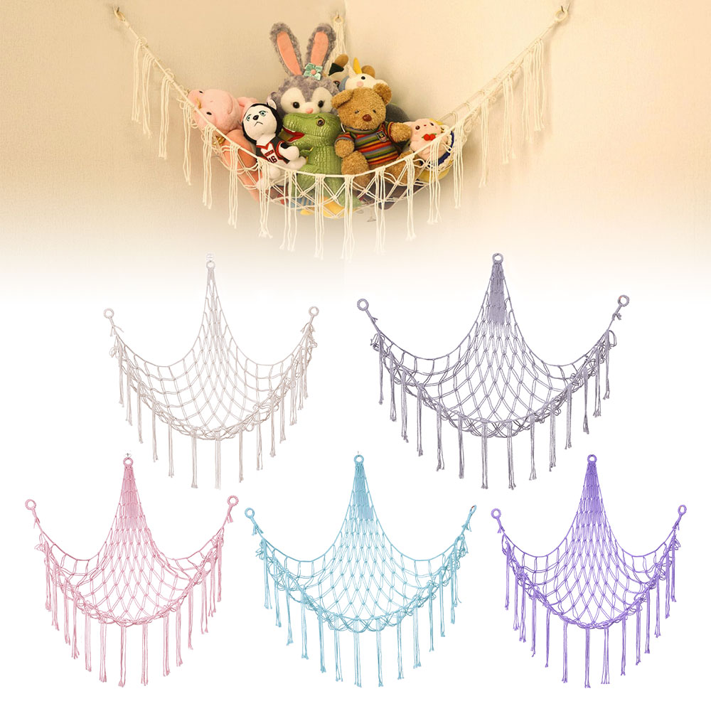 Cotton Toy Hammocks Wall Corne - Baby Clothing Organizer บทวิจารณ์และราคา