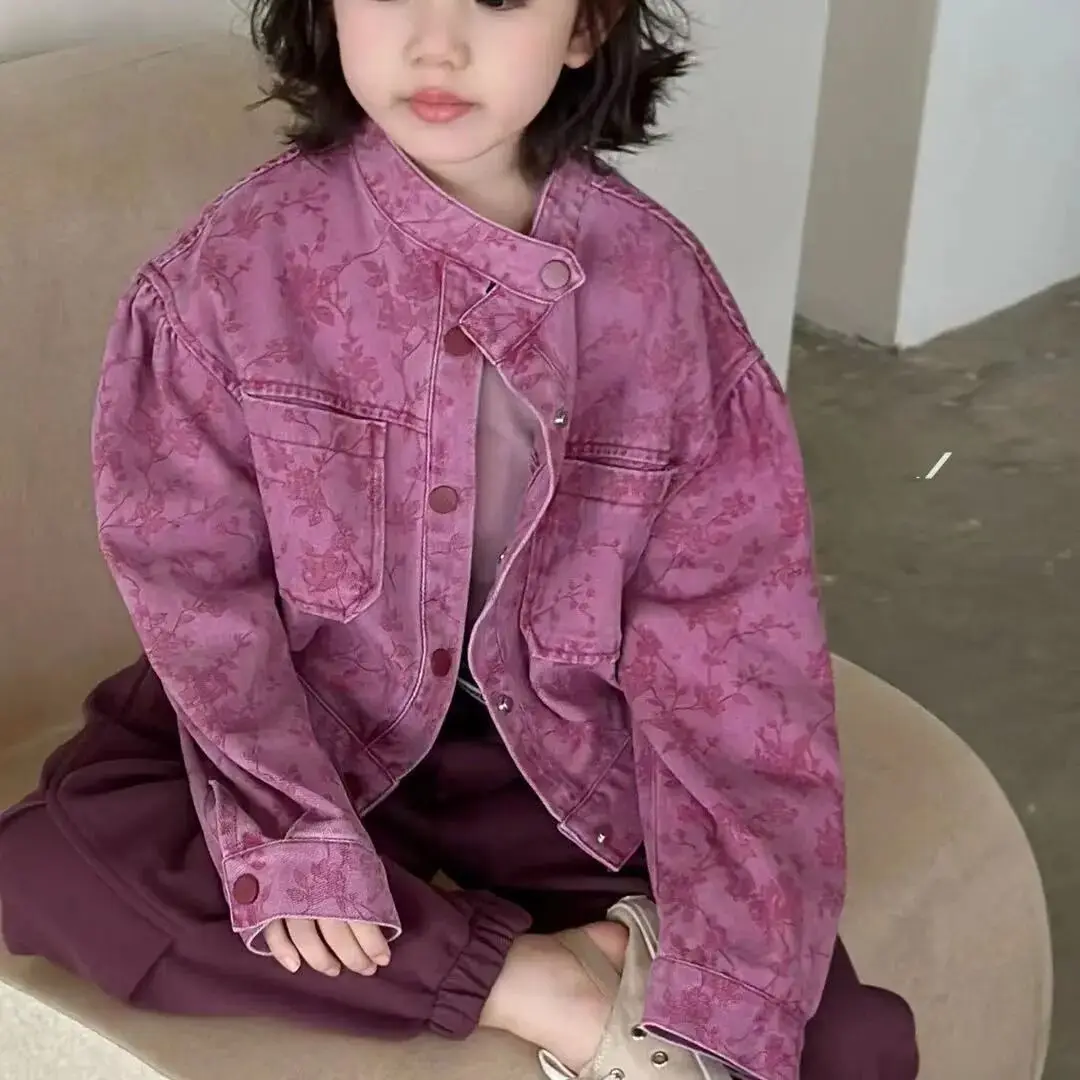 Girls Jacket Spring and Autumn - Knit Cardigan Infant บทวิจารณ์และราคา