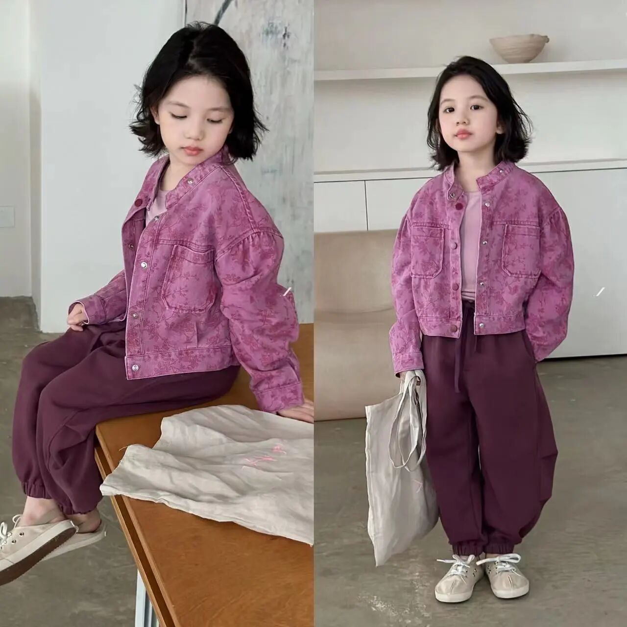 Girls Jacket Spring and Autumn - Knit Cardigan Infant บทวิจารณ์และราคา