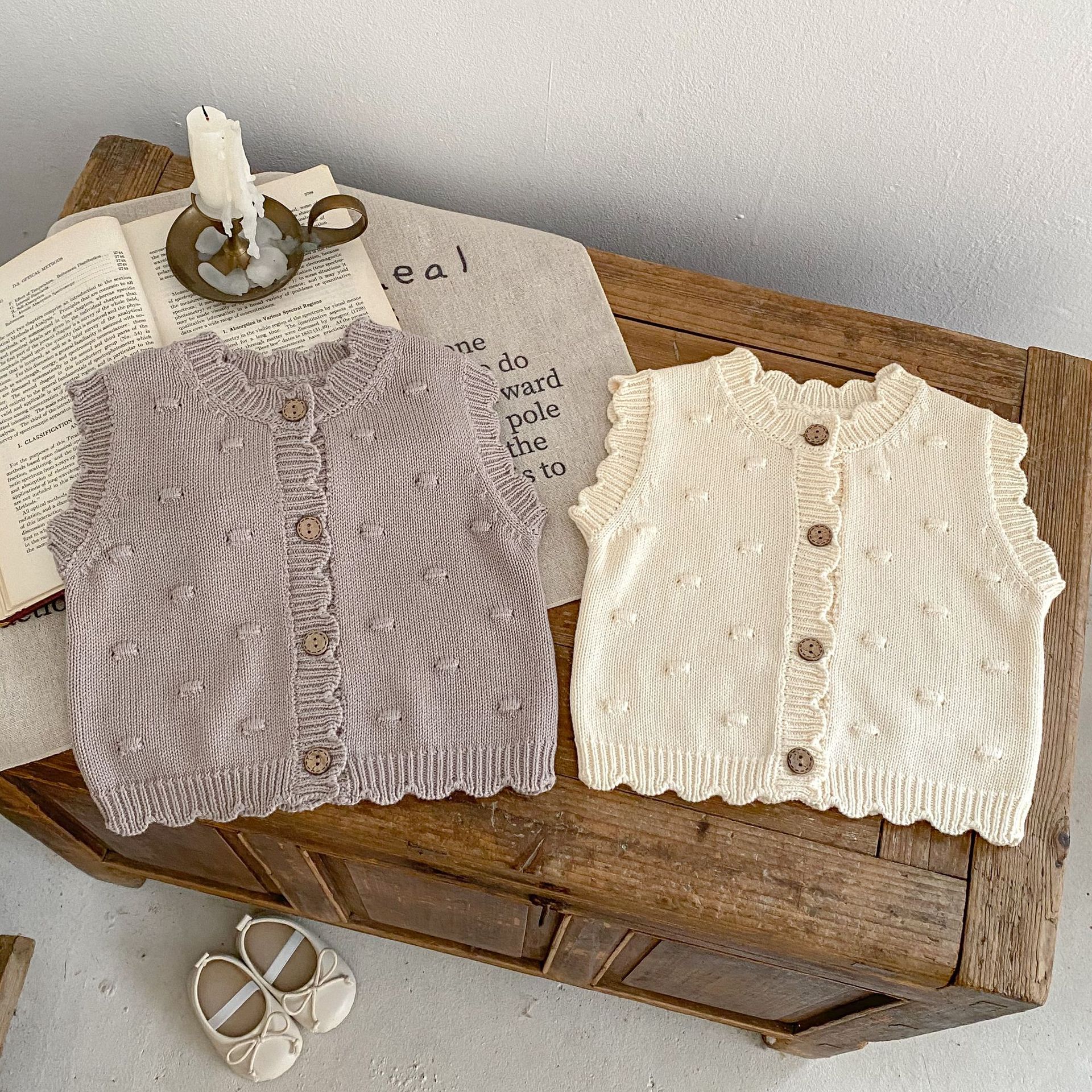 Boys and Girls Baby Pom Pom Ca - Knit Cardigan Infant บทวิจารณ์และราคา